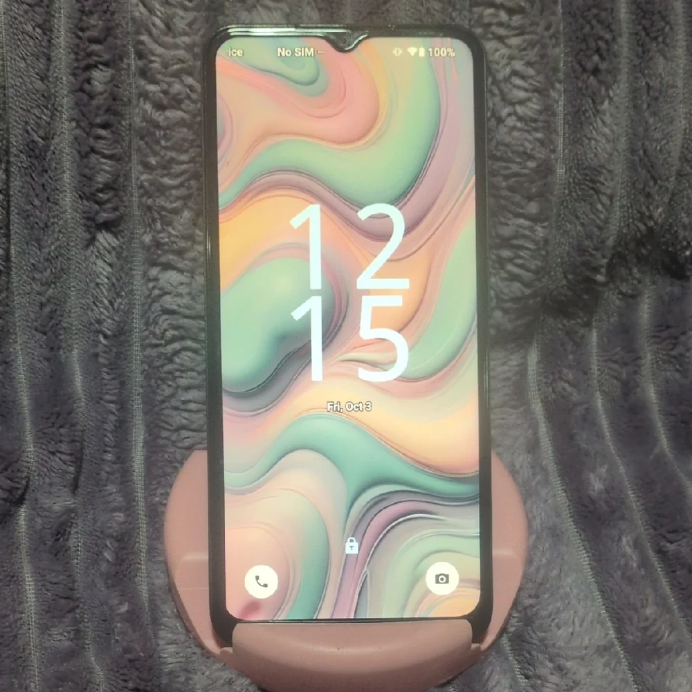 TCL Smartphone with Dual Cameras in Gray